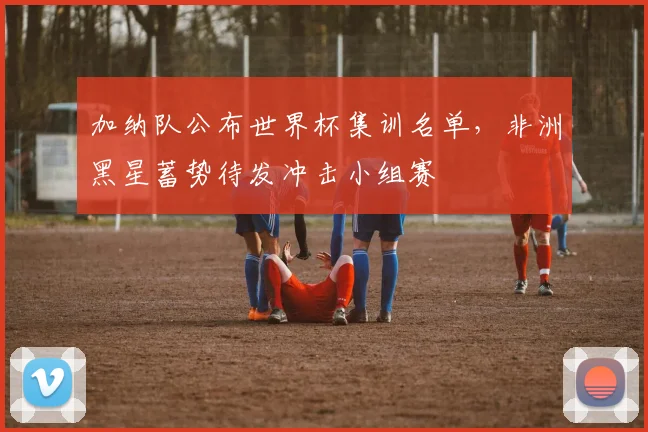 加纳队公布世界杯集训名单，非洲黑星蓄势待发冲击小组赛
